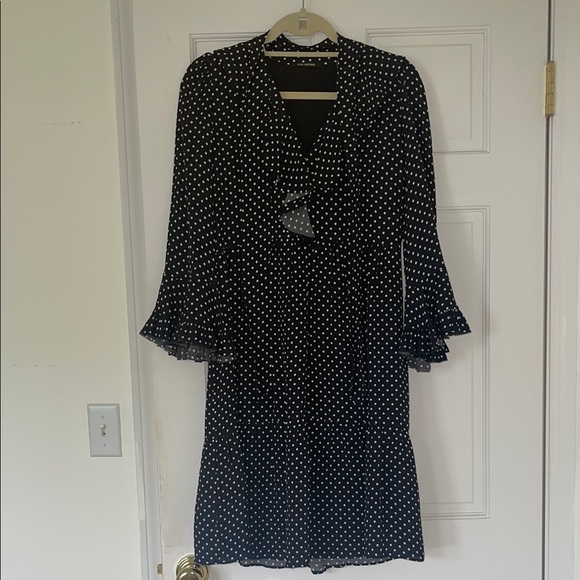 Kobi Halperin Black Polka Dot Dress - Picture 1 of 6